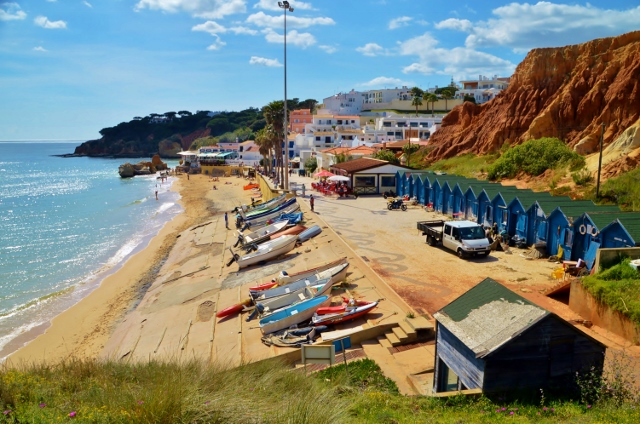 Fischerhafen Olhos de Agua