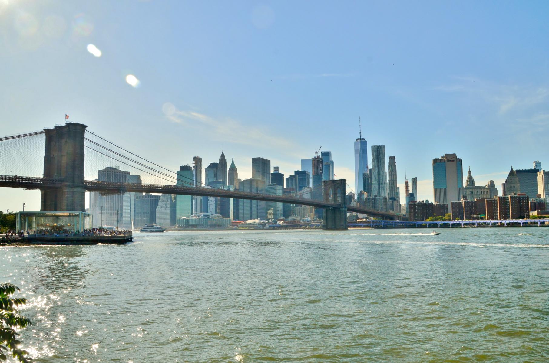Brooklyn Brigde und Manhattan
